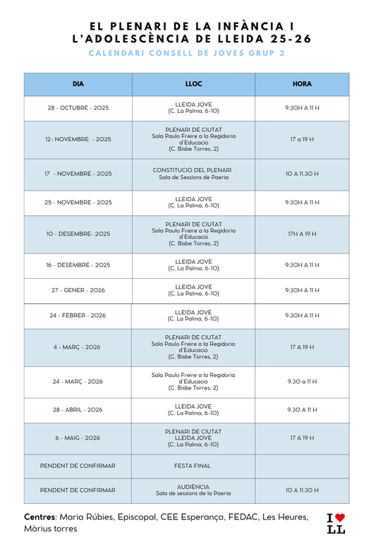 25-26 Calendari grup 2