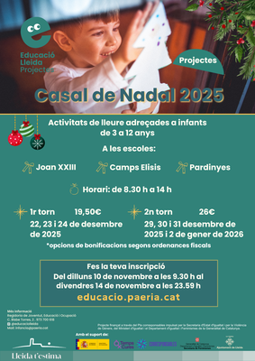 Casal de Nadal 2025/2026 - Cartell
